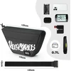 Rockbros G011 Flash Journey trapezoidal handlebar bike bag 0.7 l - juodas