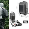 Rockbros H51 Cycling Backpack with Solar Panel - Juodas