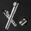 Rockbros HQ-67A-L03 Bicycle Pump with Pressure Gauge - Sidabrinis