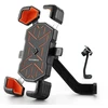 Rockbros HW-117 Handlebar Clamp Phone Holder - Juodas and Oranžinis