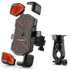 Rockbros HW-117 Handlebar Clamp Phone Holder - Juodas and Oranžinis