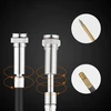 Rockbros JG-PB-004 lightweight bicycle pump with pressure gauge - juodas