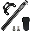 Rockbros JG-PB-004 lightweight bicycle pump with pressure gauge - juodas
