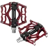 Rockbros JT201012LR 2010-12L Aluminum Platform Bicycle Pedals - Raudona