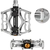 Rockbros JT201012LS 2010-12L Aluminum Platform Bicycle Pedals - Sidabrinis