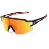 Rockbros Kids Cycling Glasses, Polarized, UV Protection, Juodas
