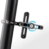 Rockbros KS-415 Aluminum Adjustable Bottle Cage Adapteris - Juodas