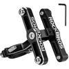 Rockbros KS-415 Aluminum Adjustable Bottle Cage Adapteris - Juodas