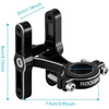 Rockbros KS-415 Aluminum Adjustable Bottle Cage Adapteris - Juodas