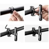 Rockbros KS-415 Aluminum Adjustable Bottle Cage Adapteris - Juodas
