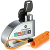 Rockbros LBAYG8308 Bike Lock with Alarm and Disc Lock - Oranžinis
