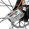Rockbros LBAYG8308 Bike Lock with Alarm and Disc Lock - Oranžinis