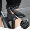Rockbros LF0214 Anatomical 3D Atsparus vandeniui Bicycle Saddle - Juodas