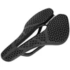 Rockbros LF0214 Anatomical 3D Atsparus vandeniui Bicycle Saddle - Juodas