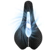 Rockbros LF0214 Anatomical 3D Atsparus vandeniui Bicycle Saddle - Juodas