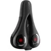 Rockbros LF044R saddle cover + rain cover – juodos spalvos and red