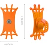 Rockbros LF436 Handlebar Clamp Phone Holder - Oranžinis