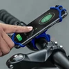 Rockbros LF436 Handlebar Clamp Phone Holder - Mėlyna