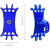 Rockbros LF436 Handlebar Clamp Phone Holder - Mėlyna