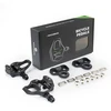 Rockbros LP-R pedal cleats, LOOK system - juodas