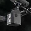 Rockbros M8 1600lm front bike light with remote control 10m rechargeable 4000 mAh - juodas