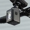 Rockbros M8 1600lm front bike light with remote control 10m rechargeable 4000 mAh - juodas
