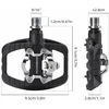 Rockbros PD303 Half-Lock Platform Bicycle Pedals - Juodas
