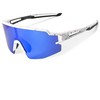 Rockbros Polarized Cycling Glasses with UV Protection and Corrective Insert Mėlyna Lenses - Baltas