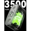 Rockbros QC1200 Front Bike Light 1200lm USB-C - Juodas