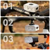 Rockbros QC1200 Front Bike Light 1200lm USB-C - Juodas