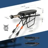 Rockbros RBHJ-1 Juodas Diamond Bike Rack with Mudguard and Quick Mount for 26-29" Mountain Bikes - Juodas