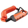 Rockbros RBK6N Combination Bike Lock - Oranžinis