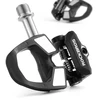 Rockbros RD9 Shimano SPD-SL anglies pluošto ir titano lydinio pedalai - Juodas