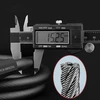 Rockbros RKS507 bicycle lock with 5-digit code, steel cable, 180 cm - juodas