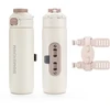 Rockbros S550H-1 700 ml Thermal Bottle with Magnetic Holder and Mounting Strap - rusvai gelsvas