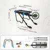 Rockbros Shelves HJ10010 Quick-Mount Bike Rack with Reflector - Juodas