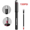 Rockbros SMART-B 150 PSI Mini Bicycle Pump for Presta and Schrader Valves - Juodas