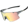 Rockbros SP338 ROAD TO SKY Cycling Glasses with Interchangeable Lenses - Gray
