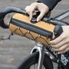 Rockbros TL002 ROAD TO SKY 1.5L Handlebar Bike Bag Atsparus vandeniui - Oranžinis