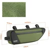 Rockbros TL003 ROAD TO SKY 2L Frame Bag Atsparus vandeniui - Žalias