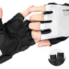 Rockbros TLS004 ROAD TO SKY Short Shock Absorbing Cycling Gloves M - Baltas