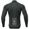 Rockbros TLWT001 ROAD TO SKY windproof insulated cycling jersey S - juodas