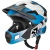 Rockbros TS-61 10110061001 Children's Bike Helmet with Detachable Chin Size S (48-52) - Mėlyna