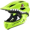 Rockbros TT-32003 „Shark“ vaikiškas dviračio šalmas su nuimamu žiočių rinkiniu, S dydis (48-52) - Žalias