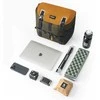 Rockbros W019 Handlebar Bike Bag 13.5-24L - Žalias-Oranžinis