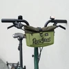 Rockbros W020 Dual-Purpose Front Bag, Bike/Shoulder - Žalias