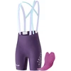 Rockbros YDDK017-1 TVI Women's Cycling Shorts with Bib and Pad Size S - Violetinė
