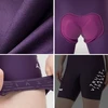 Rockbros YDDK017-1 TVI Women's Cycling Shorts with Bib and Pad Size S - Violetinė
