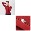 Rockbros YPW065 TVI Women's Long Sleeve Cycling Jersey Fall/Winter M - Raudona