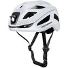 Rockbros ZK-077 dviračio šalmas su integruotu daugiakrypčiu apšvietimu 57-61 cm - Baltas